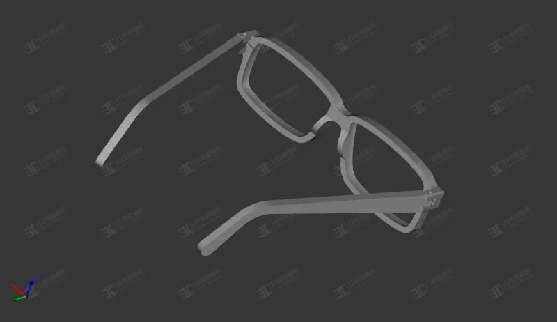 眼镜镜框 (11) 3D打印模型